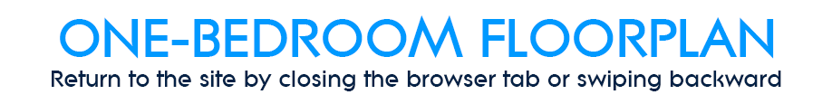 One Bedroom Floorplan